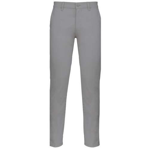 fine grey Pantalón chino hombre