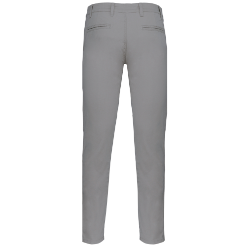 fine grey Pantalón chino hombre