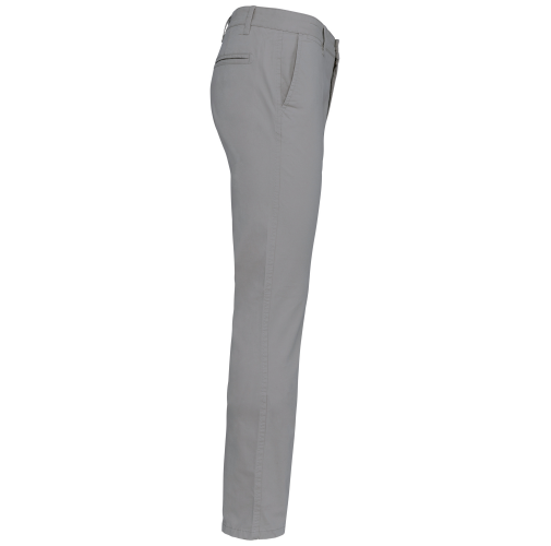 fine grey Pantalón chino hombre