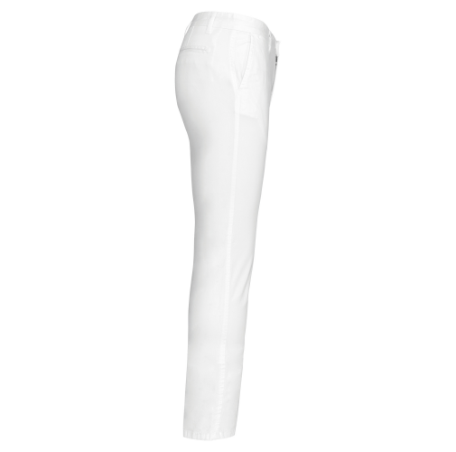 white Pantalón chino hombre