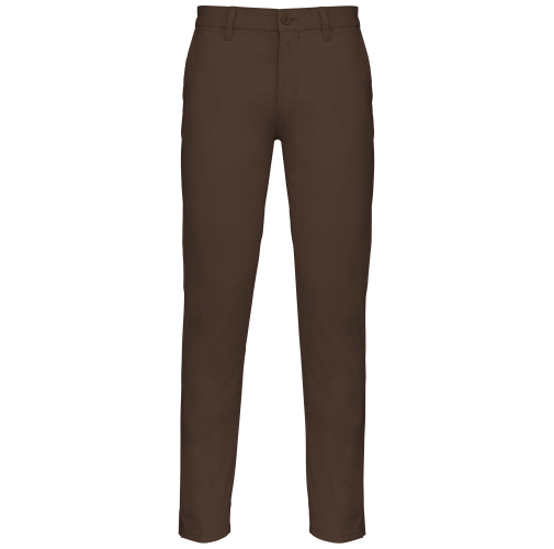 chocolate Pantalón chino hombre