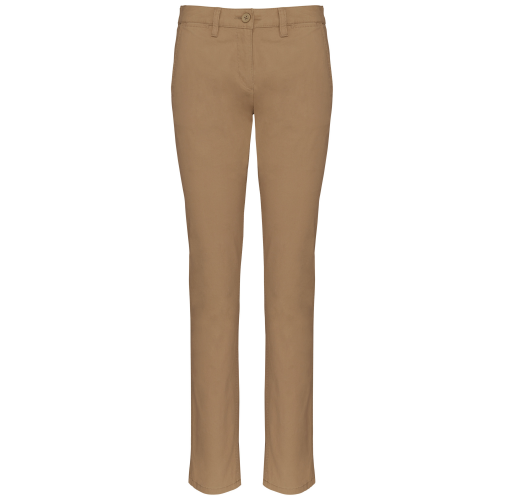 camel Pantalón chino mujer
