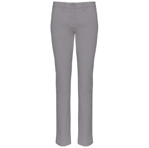 fine grey Pantalón chino mujer