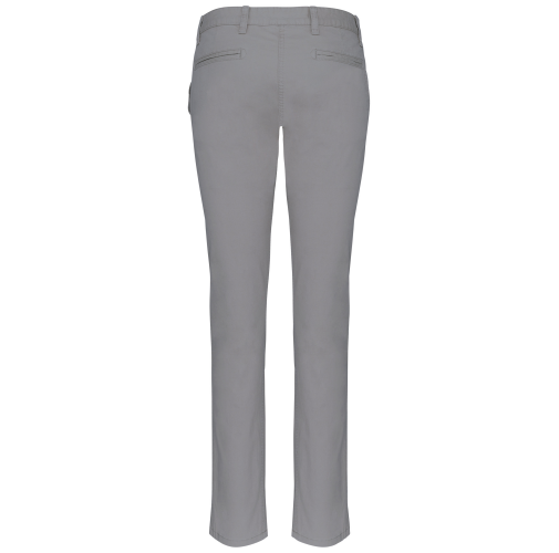 fine grey Pantalón chino mujer