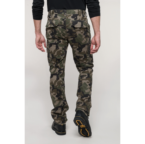 Pantalón multibolsillos hombre