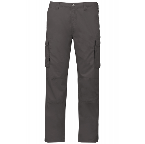 light charcoal Pantalón ligero multibolsillos para hombre