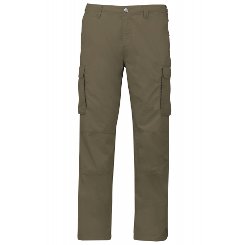 light khaki Pantalón ligero multibolsillos para hombre
