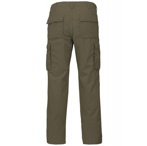 light khaki Pantalón ligero multibolsillos para hombre