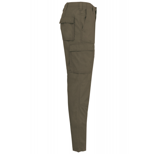 light khaki Pantalón ligero multibolsillos para hombre