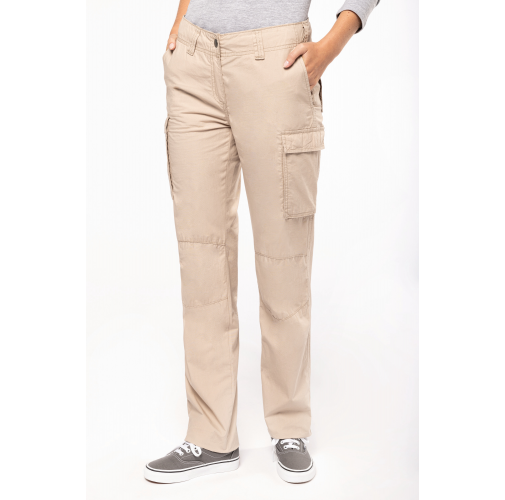 Pantalón ligero multibolsillos para mujer