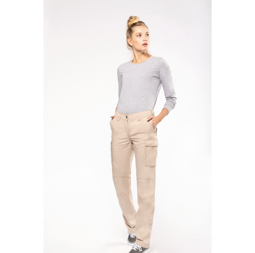 Pantalón ligero multibolsillos para mujer