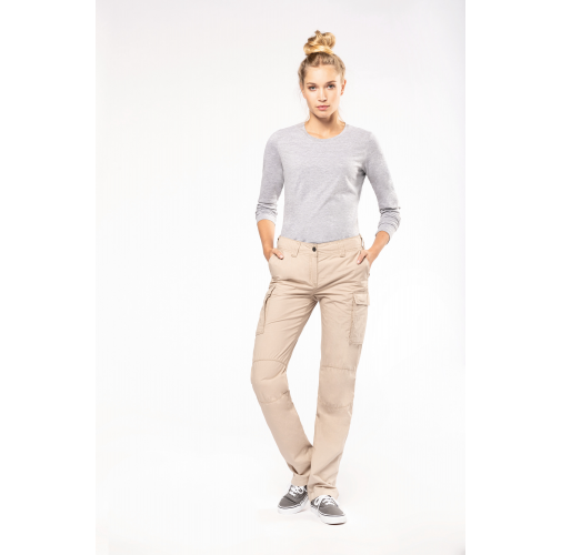 Pantalón ligero multibolsillos para mujer