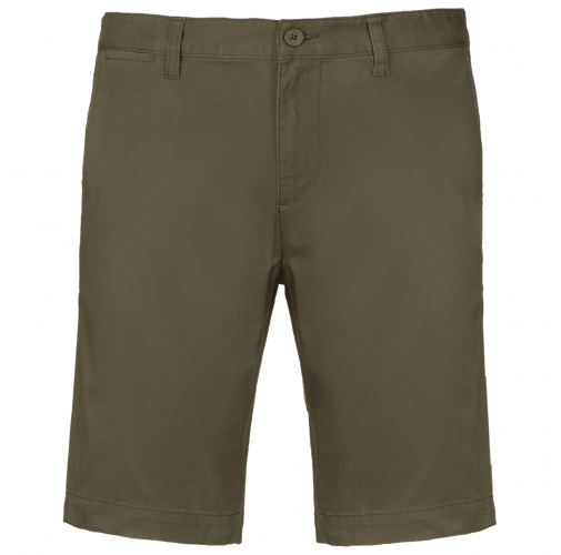 light khaki Bermuda chino hombre