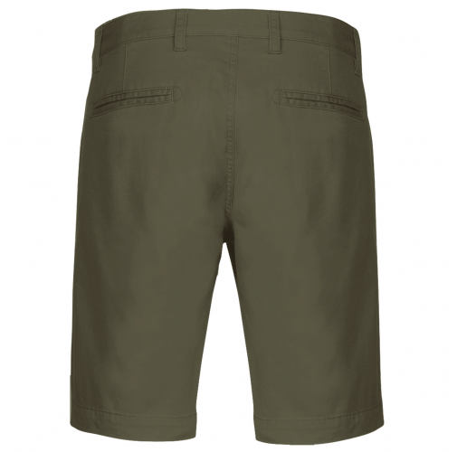 light khaki Bermuda chino hombre