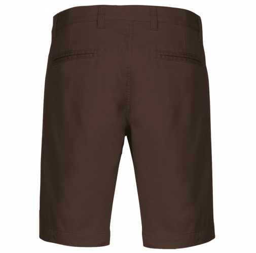 chocolate Bermuda chino hombre