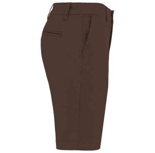 chocolate Bermuda chino hombre