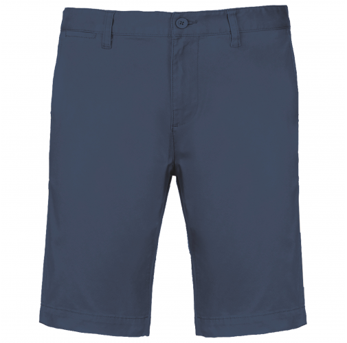 deep blue Bermuda chino hombre