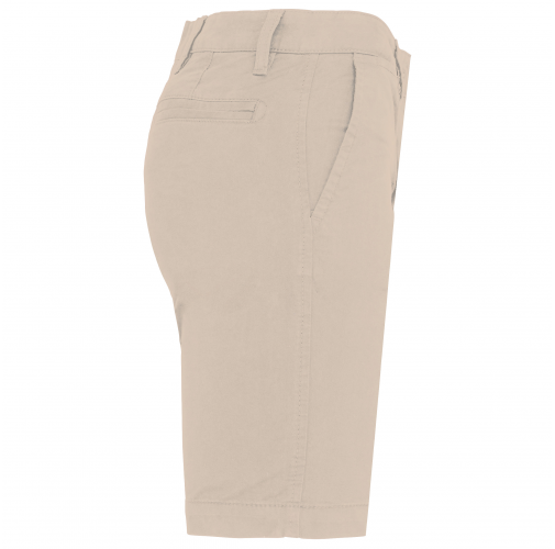 beige Bermuda chino mujer