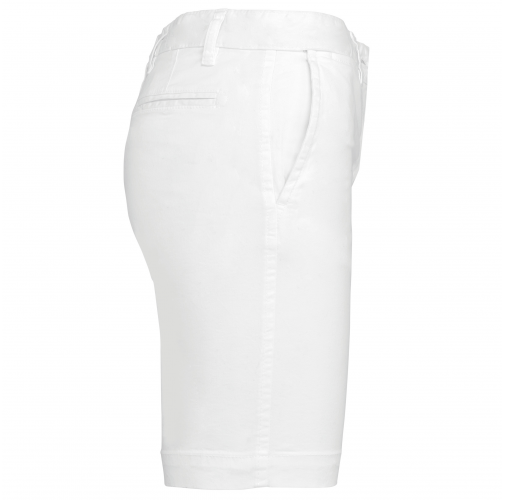 white Bermuda chino mujer