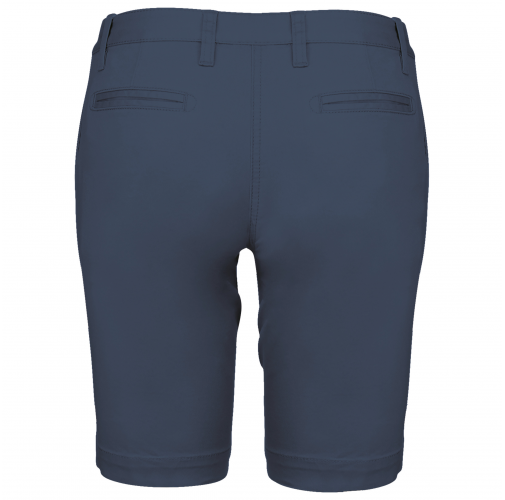 deep blue Bermuda chino mujer