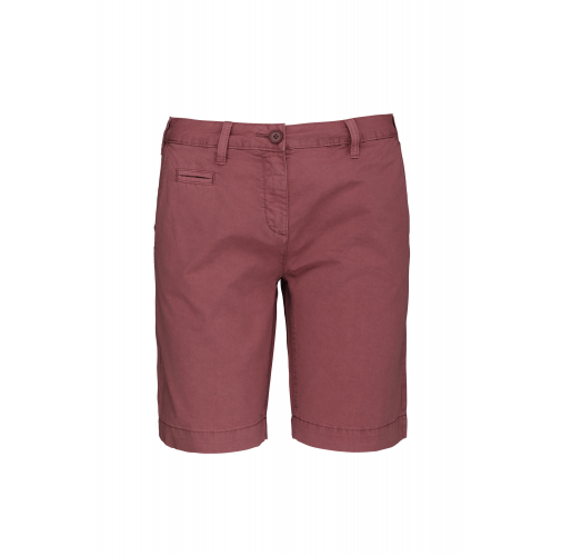 washed marsala Bermuda efecto lavado mujer