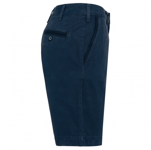 washed navy Bermuda efecto lavado mujer