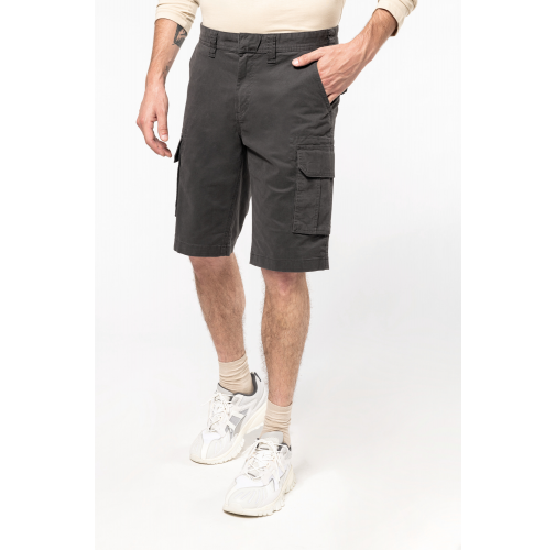 Bermuda multibolsillos hombre