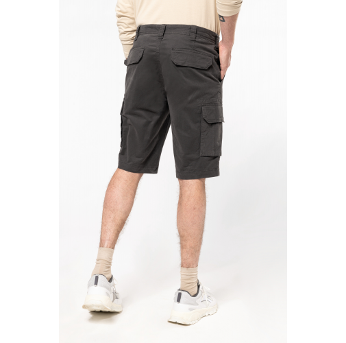 Bermuda multibolsillos hombre