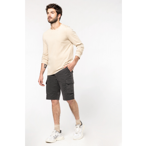 Bermuda multibolsillos hombre