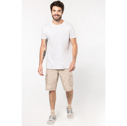 Bermuda ligera multibolsillos para hombre