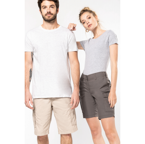 Bermuda ligera multibolsillos para hombre