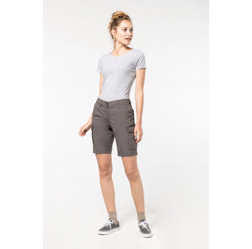 Bermuda ligera multibolsillos para mujer