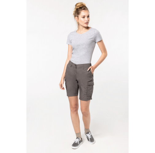 Bermuda ligera multibolsillos para mujer
