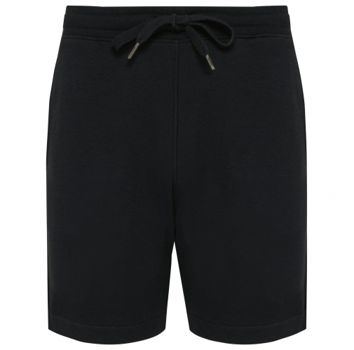 black Bermuda felpa no perchada ecorresponsable hombre