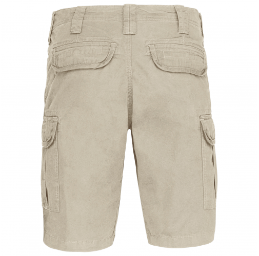beige Bermuda multibolsillos