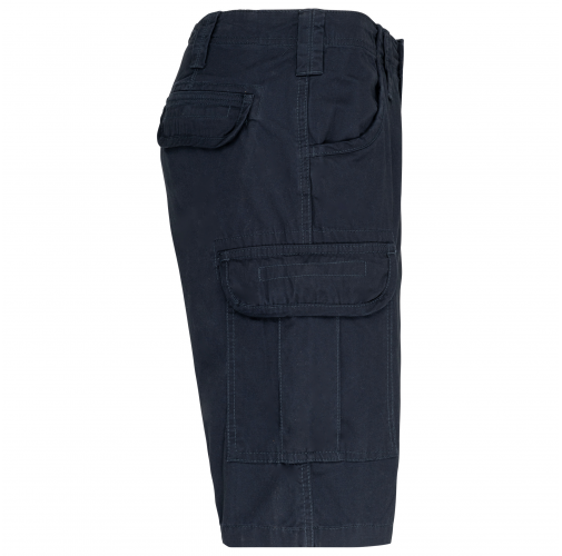 dark navy Bermuda multibolsillos