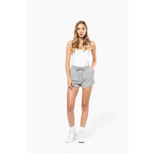 Short ecorresponsable de felpa no perchada mujer