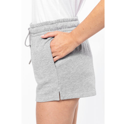 Short ecorresponsable de felpa no perchada mujer
