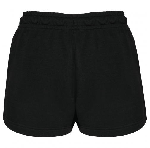 black Short ecorresponsable de felpa no perchada mujer