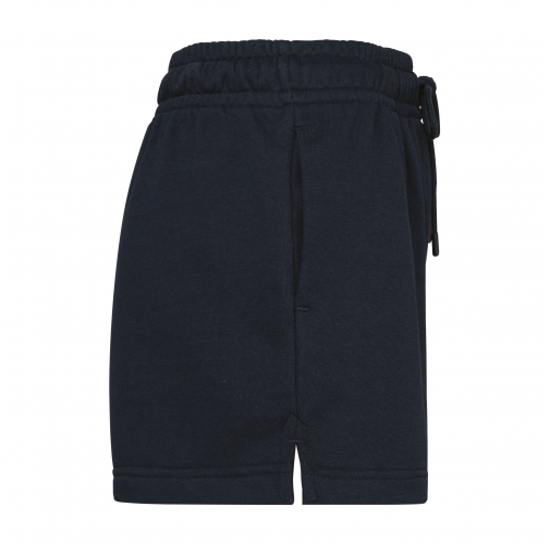 navy Short ecorresponsable de felpa no perchada mujer