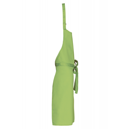 lime Delantal poliéster / algodón sin bolsillos