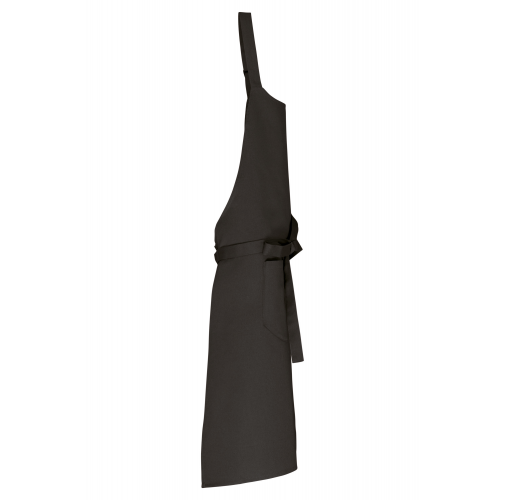 dark grey Delantal con bolsillo algodón orgánico