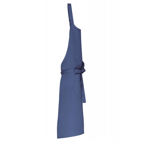 deep blue Delantal con bolsillo algodón orgánico