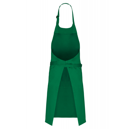 green field Delantal con bolsillo algodón orgánico