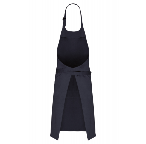 navy Delantal con bolsillo algodón orgánico