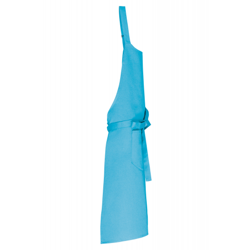 sea turquoise Delantal con bolsillo algodón orgánico
