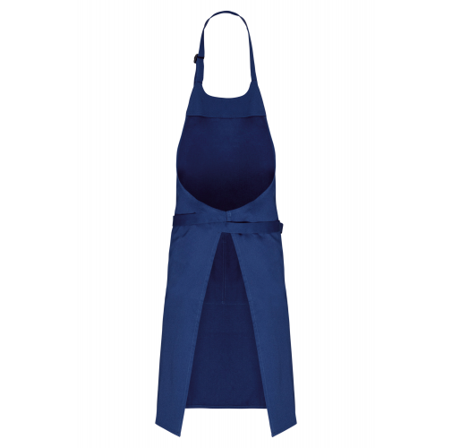 true indigo Delantal con bolsillo algodón orgánico