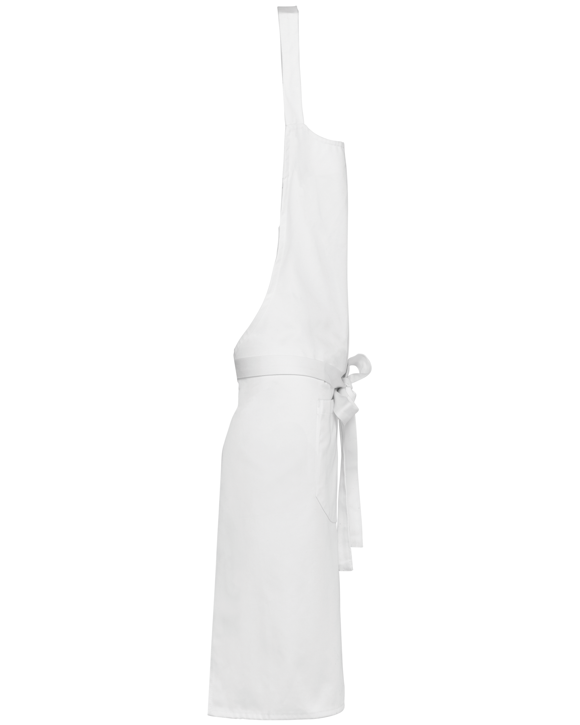 Delantal poliéster/algodón.  Lavable a altas temperaturas