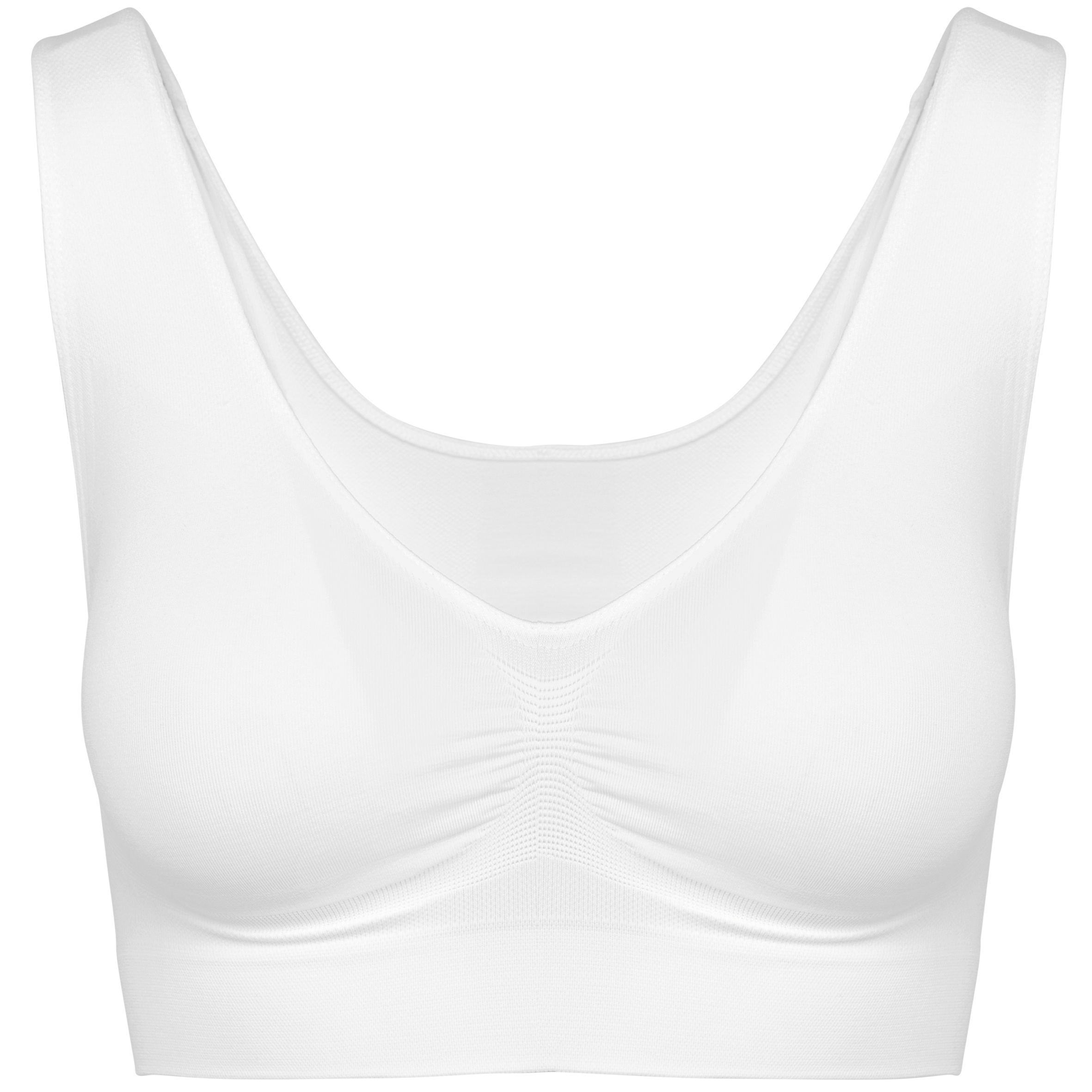 Sujetador efecto push-up ecorresponsable sin costuras