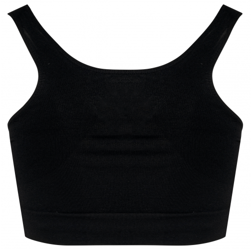 black Sujetador efecto push-up ecorresponsable sin costuras